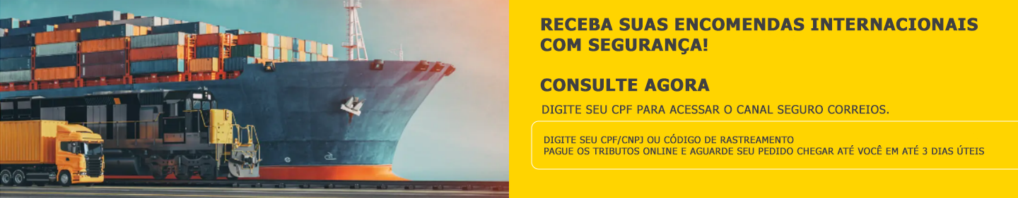 Banner Informativo Correios